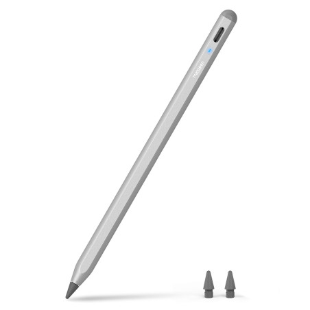 Metapen A8 – aktivní dotykový stylus pro iPad (USB-C), šedý