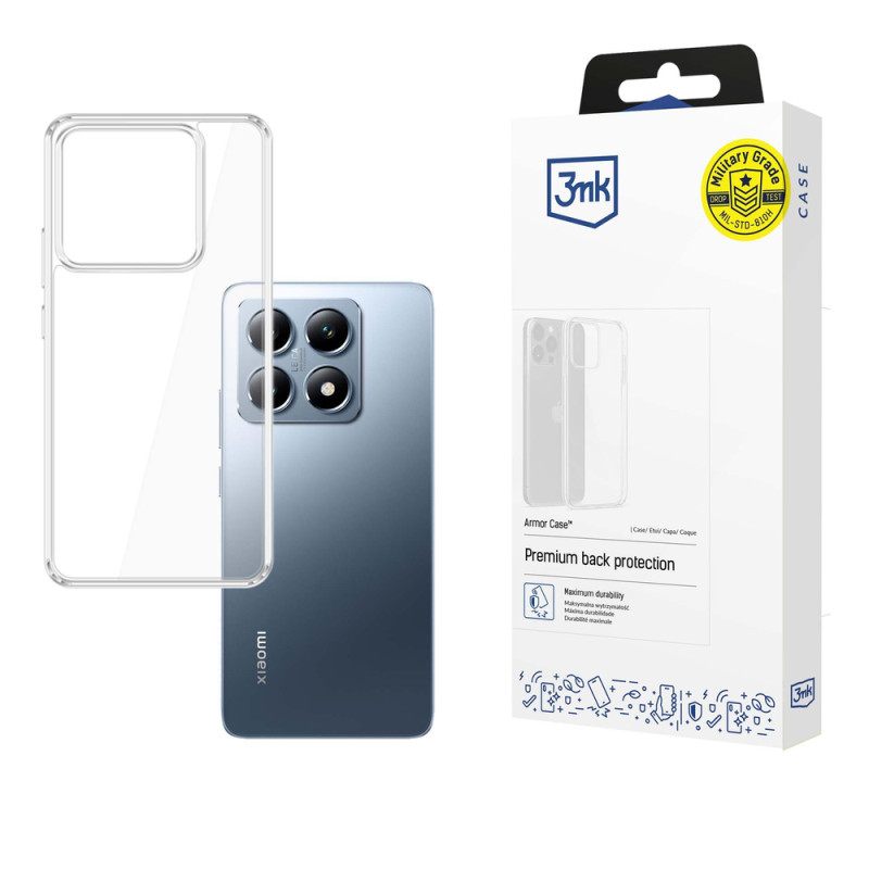 Kryt 3mk PROTECTION Armor Case pro Xiaomi 14T - transparent