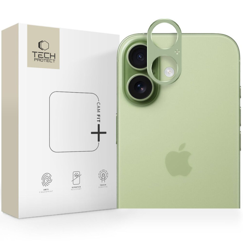 Ochrana fotoaparátu Tech-Protect CamAlloy Fit+ pro iPhone 17 – Sage