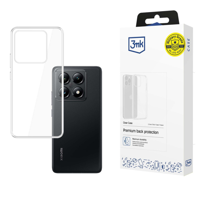 Kryt 3mk PROTECTION Clear Case pro Xiaomi 14T Pro - transparent