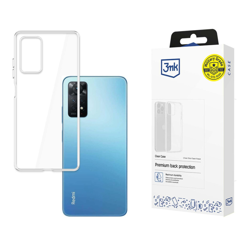 Kryt 3mk PROTECTION Clear Case pro Xiaomi Redmi Note 12 Pro 4G - transparent