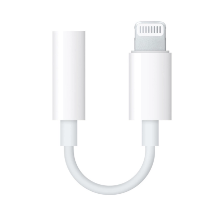 APPLE Lightning adaptér na 3,5mm sluchátkový jack, bílý