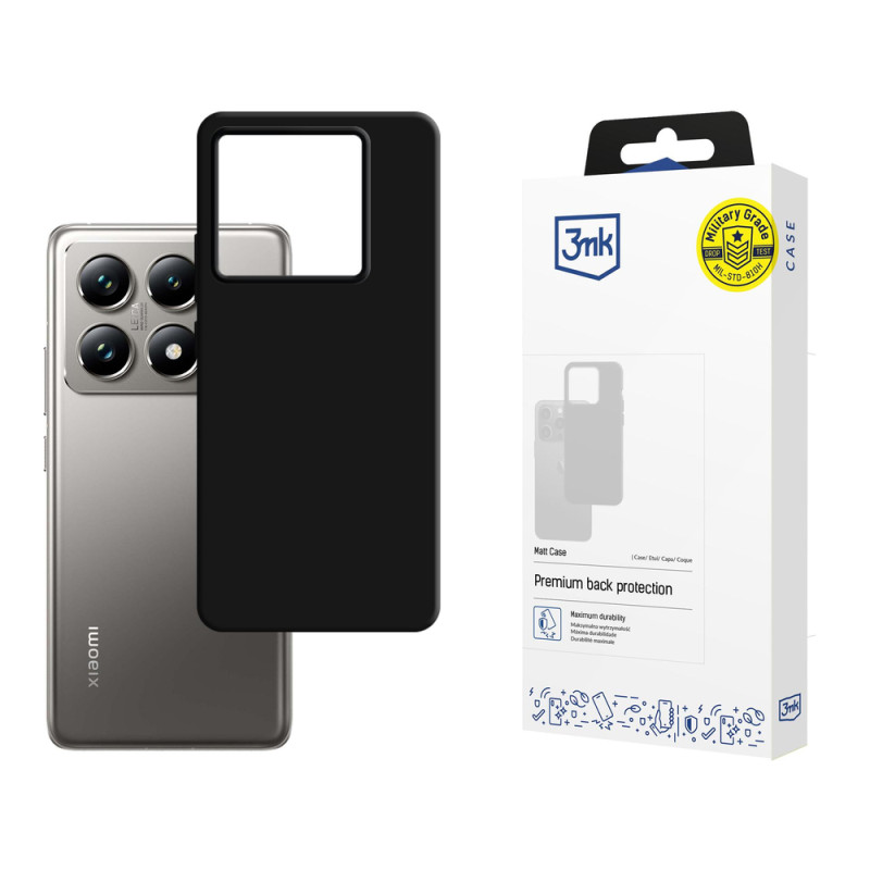 Kryt 3mk PROTECTION MATT CASE pro Xiaomi 14T Pro - černý