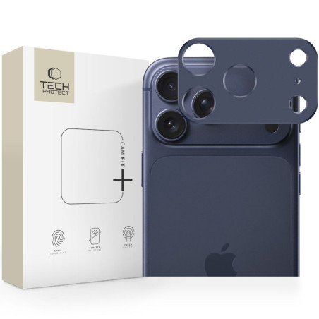 Ochrana fotoaparátu Tech-Protect CamAlloy Fit+ pro iPhone 17 Pro – Deep Blue