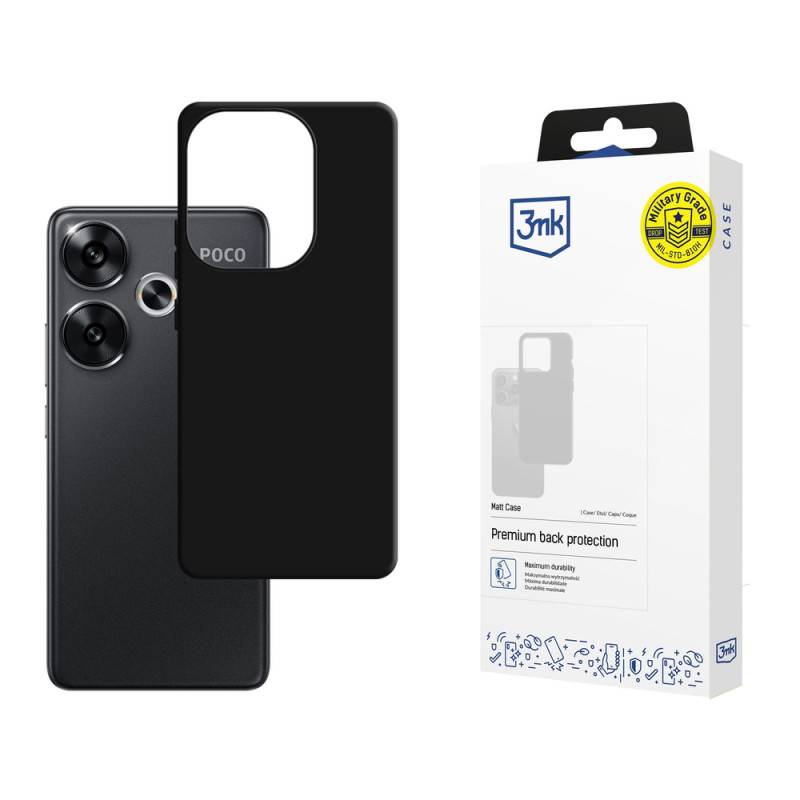 Kryt 3mk Matt Case pro Xiaomi Poco F6 - black