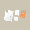 Ochrana fotoaparátu Tech-Protect CamAlloy Fit+ pro iPhone 17 Pro Max – Cosmic Orange
