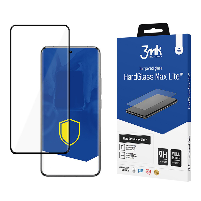 Ochranné sklo 3mk HARDGLASS MAX LITE pro Xiaomi 14T Pro - black