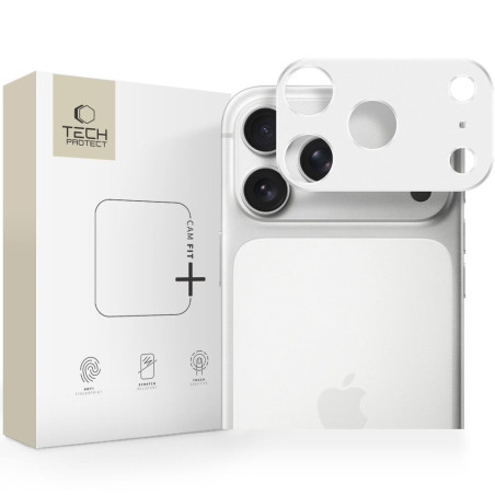 Ochrana fotoaparátu Tech-Protect CamAlloy Fit+ pro iPhone 17 Pro Max – Silver