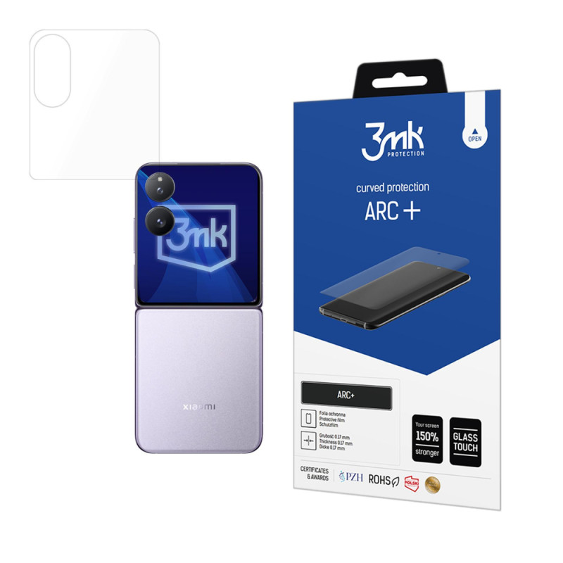 Ochranné sklo 3mk ARC+ pro Xiaomi Mix Flip - transparentní