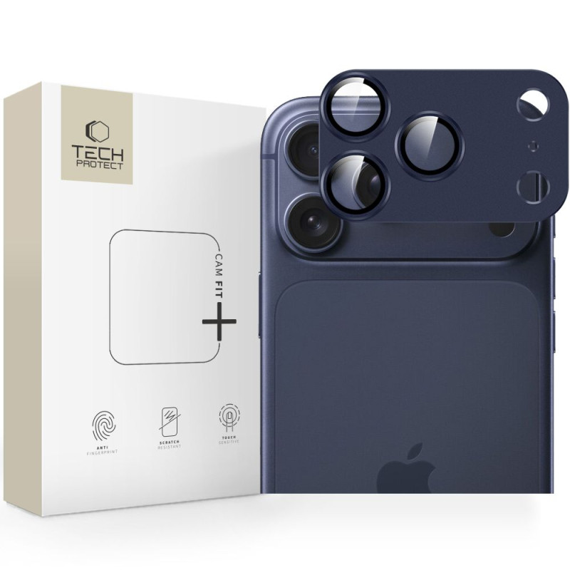 Ochrana fotoaparátu Tech-Protect CamFull Fit+ pro iPhone 17 Pro – Deep Blue