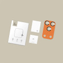 Ochrana fotoaparátu Tech-Protect CamFull Fit+ pro iPhone 17 Pro Max – Cosmic Orange