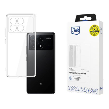 3mk Clear Case pro POCO X6 PRO 5G - transparent