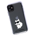 Ochranný kryt Karl Lagerfeld pro Apple iPhone 11 / XR – průhledná