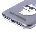 Ochranný kryt Karl Lagerfeld pro Apple iPhone 11 / XR – průhledná