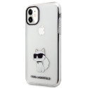 Ochranný kryt Karl Lagerfeld pro Apple iPhone 11 / XR – průhledná