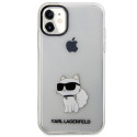 Ochranný kryt Karl Lagerfeld pro Apple iPhone 11 / XR – průhledná