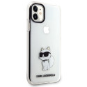 Ochranný kryt Karl Lagerfeld pro Apple iPhone 11 / XR – průhledná