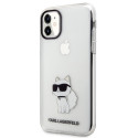 Ochranný kryt Karl Lagerfeld pro Apple iPhone 11 / XR – průhledná