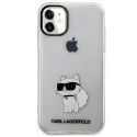 Ochranný kryt Karl Lagerfeld pro Apple iPhone 11 / XR – průhledná