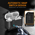 Ochranné pouzdro Tech-Protect Carbonox MagSafe pro Apple AirPods Pro 3 – černé