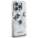 Ochranný kryt Karl Lagerfeld pro Apple iPhone 16 Pro – průhledná