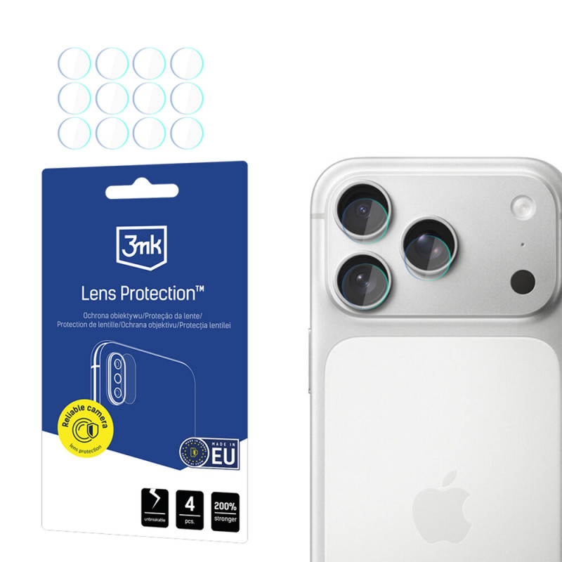 Ochranné sklo fotoaparátu 3mk Protection pro Apple iPhone 17 Pro