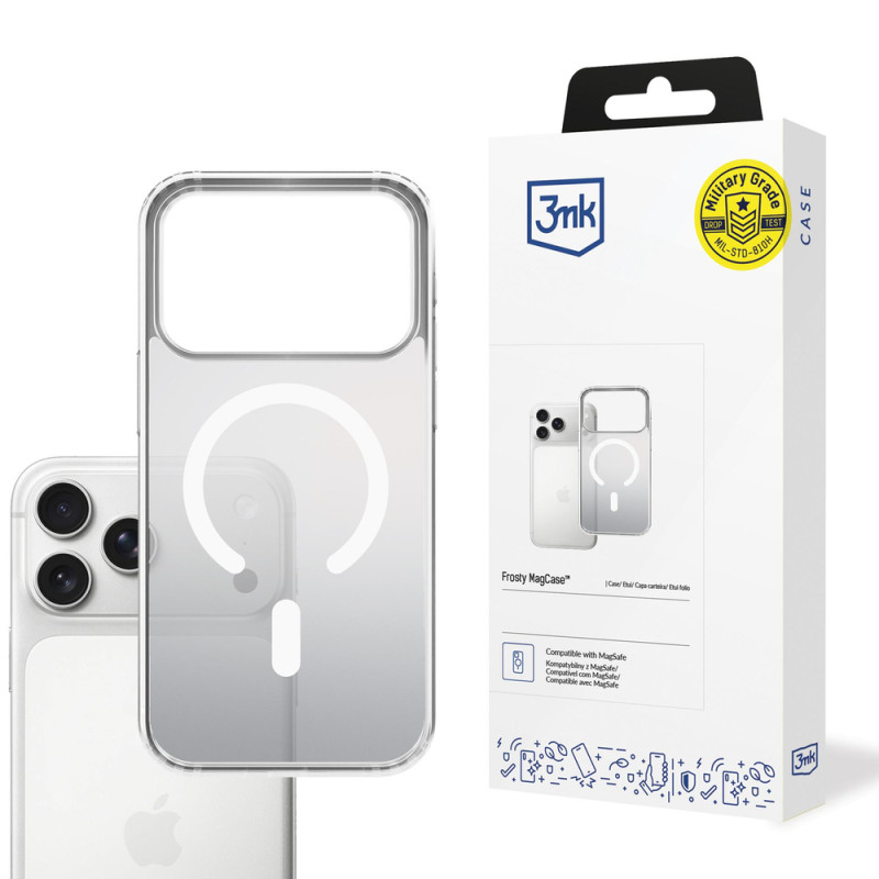 Ochranný kryt 3mk Protection pro Apple iPhone 17 Pro Max – bílá