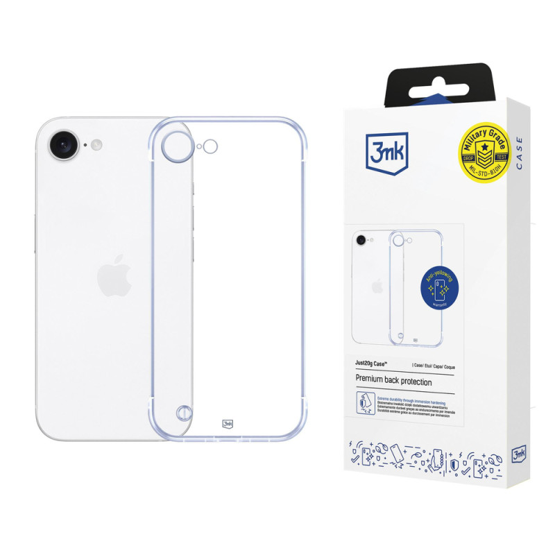 Ochranný kryt 3mk Protection pro Apple iPhone 16e – průhledná