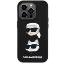 Silikonový kryt Karl Lagerfeld Choupette Head iPhone 15 Pro