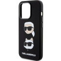 Silikonový kryt Karl Lagerfeld Choupette Head iPhone 15 Pro