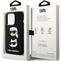 Silikonový kryt Karl Lagerfeld Choupette Head iPhone 15 Pro
