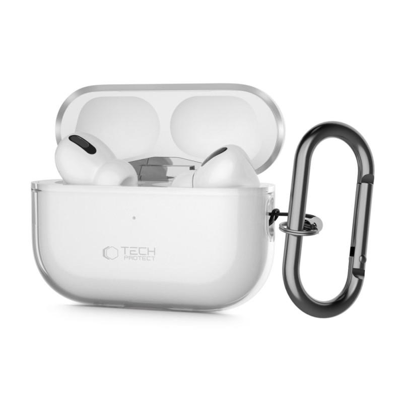 Ochranné pouzdro Tech-Protect FlexAir pro Apple AirPods Pro 1 / 2 – průhledné