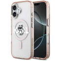 Pouzdro Karl Lagerfeld CHOUPETTE SKETCH iPhone 17 - růžové