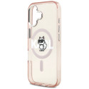Pouzdro Karl Lagerfeld CHOUPETTE SKETCH iPhone 17 - růžové