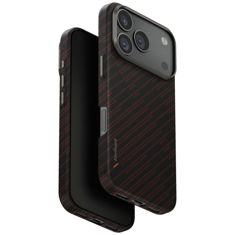 Pouzdro UNIQ KEVA EDGE Magclick pro iPhone 17 Pro - oranžová