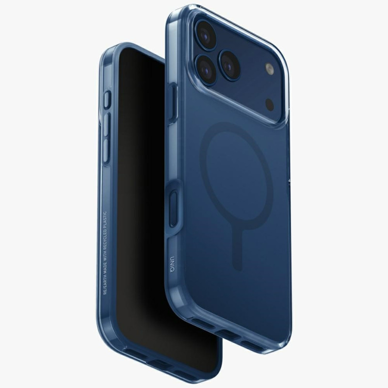 Pouzdro UNIQ CLARIO MAGCLICK pro iPhone 17 Pro Max - modrá