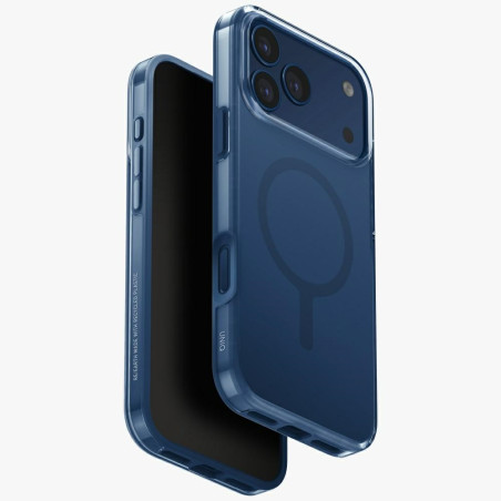 Pouzdro UNIQ CLARIO MAGCLICK iPhone 17 Pro Max – modré