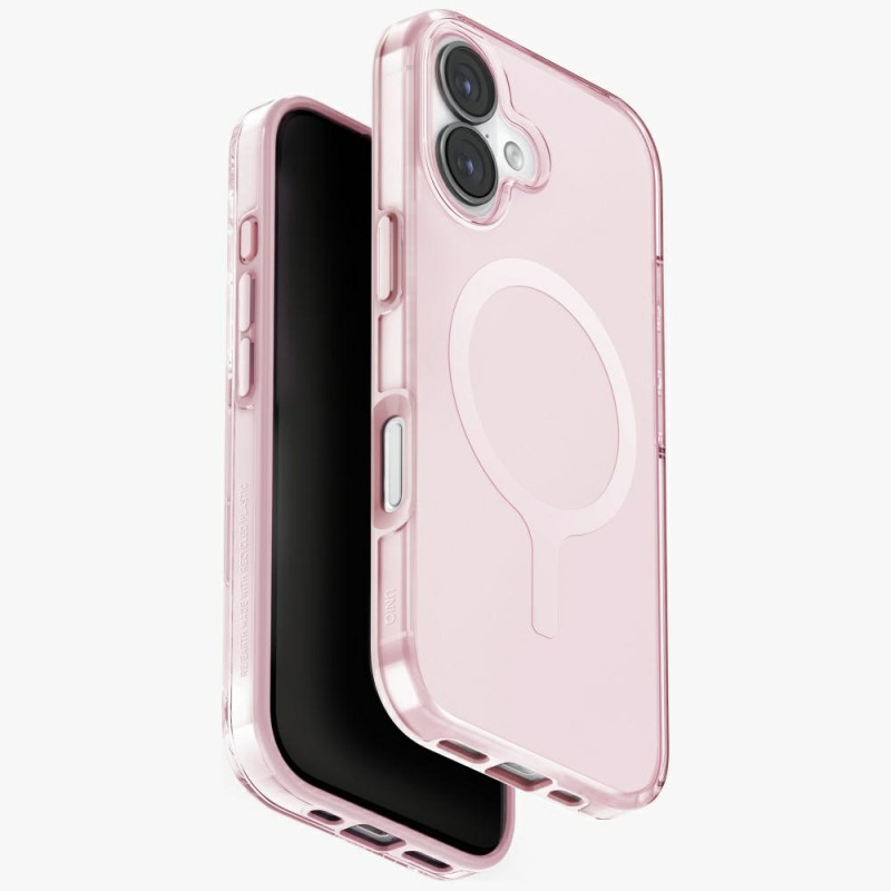 Kryt UNIQ CLARIO Magclick pro iPhone 17 - růžová