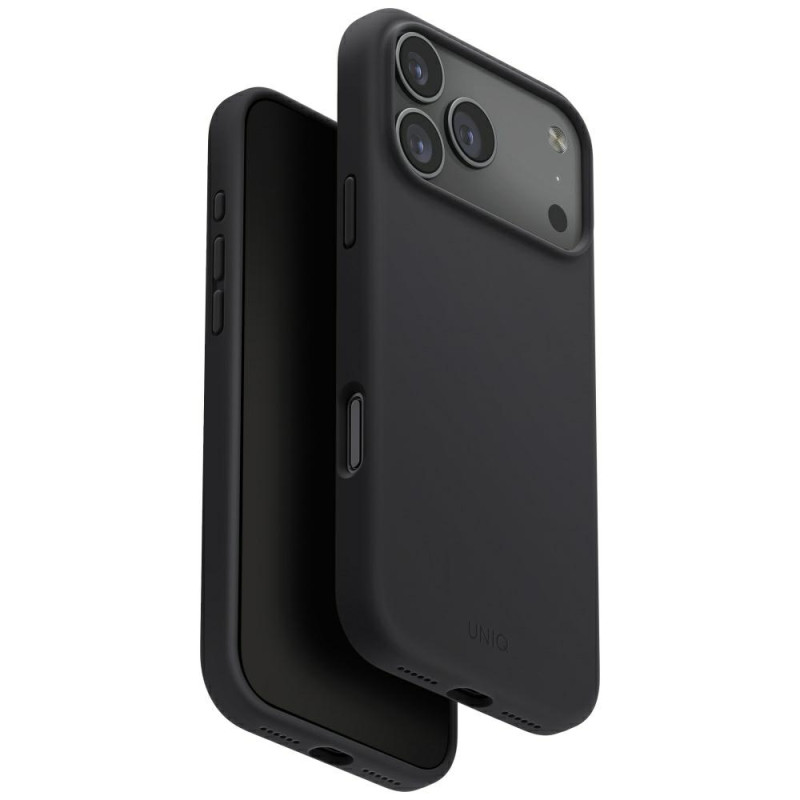 Pouzdro UNIQ LINO pro iPhone 17 Pro - šedé