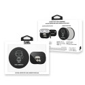 Pouzdro Karl Lagerfeld IKONIK pro AirPods Pro + Power Bank - černé