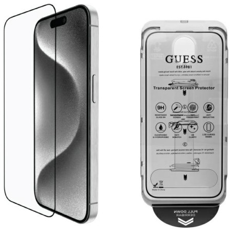 Guess Ochranné sklo 2.5D pro iPhone 16