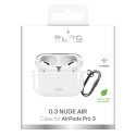 Kryt Puro 0.3 NUDE pro AirPods Pro 3 – transparentní