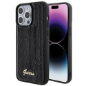 Kryt Guess Sequin Script Metal pro iPhone 15 Pro Max - black