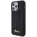 Kryt Guess Sequin Script Metal pro iPhone 15 Pro Max - black