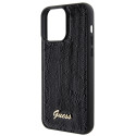 Kryt Guess Sequin Script Metal pro iPhone 15 Pro Max - black