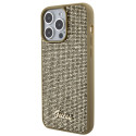 Kryt Guess DISCO METAL SCRIPT pro iPhone 15 Pro Max - gold