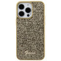 Kryt Guess DISCO METAL SCRIPT pro iPhone 15 Pro Max - gold
