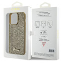 Kryt Guess DISCO METAL SCRIPT pro iPhone 15 Pro Max - gold