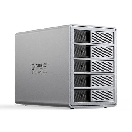 Orico 9858T3 ProThunder DAS 5-bay Thunderbolt 3 - šedá