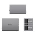 Orico 9858T3 ProThunder DAS 5-bay Thunderbolt 3 - šedá